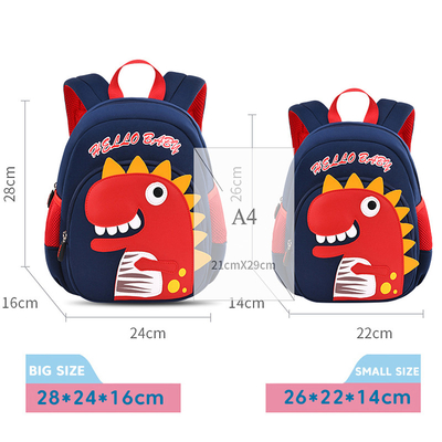 Wasserdichter netter Fußball-Rucksack-Rucksack 400g der Karikatur-3D für Jungen