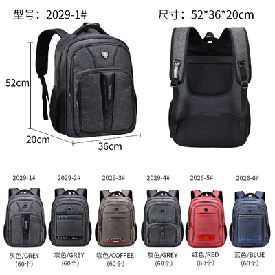 Männliches Polyester-Nylonreise wandern wasserdichte der 20 Zoll-Laptop-Taschen-Männer