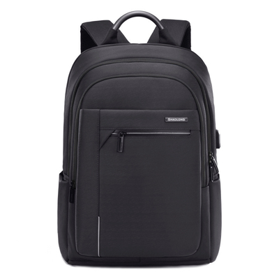 Verursachender Geschäfts-Laptop-Rucksack USB, das wasserdichte Reise-Tasche Oxfords auflädt