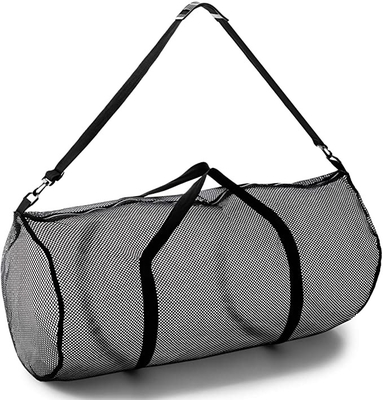 Übergroße Turnhallen-Tasche Mesh Sports Duffle Bag Multipurposes mit dem Reißverschluss justierbar