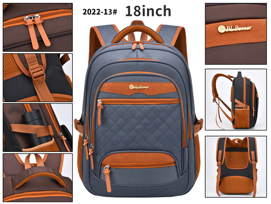 Nylongeschäfts-zufälliger Rucksack-wasserdichter Student School 18 Zoll-Laptop-Rucksack
