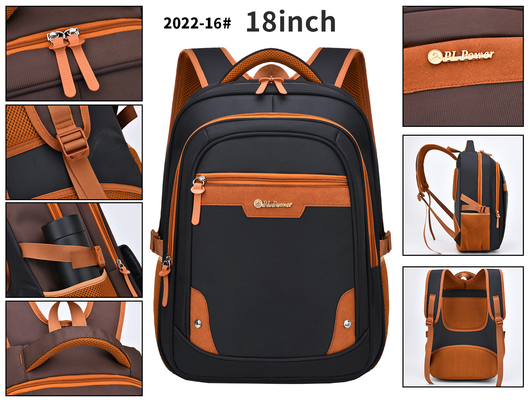 Nylongeschäfts-zufälliger Rucksack-wasserdichter Student School 18 Zoll-Laptop-Rucksack