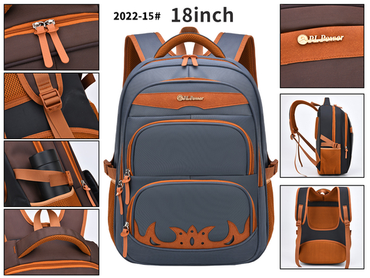 Nylongeschäfts-zufälliger Rucksack-wasserdichter Student School 18 Zoll-Laptop-Rucksack