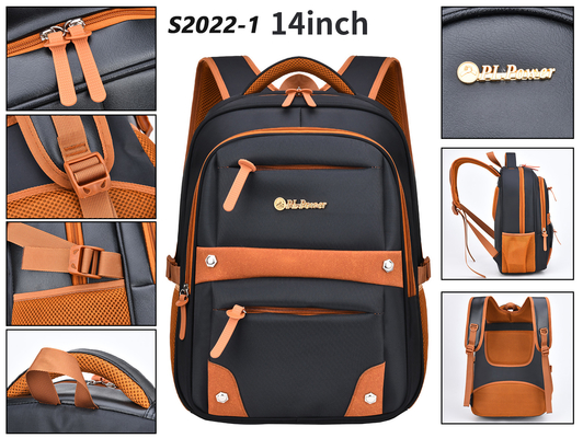 BSCI-Bescheinigungs-Geschäfts-zufälliger Rucksack-Nylon-14 Zoll-Laptop-Rucksack 1000g