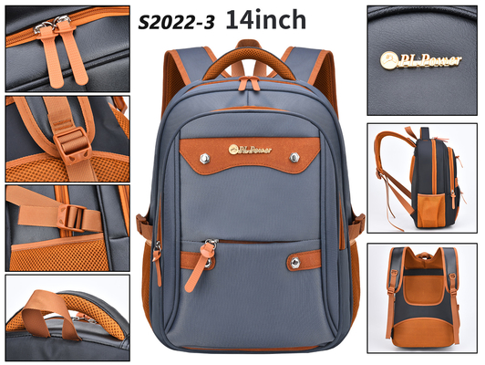BSCI-Bescheinigungs-Geschäfts-zufälliger Rucksack-Nylon-14 Zoll-Laptop-Rucksack 1000g