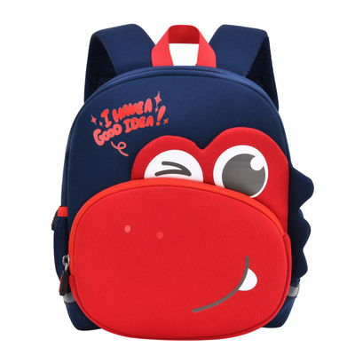 ODM-Dinosaurier-Kinder wandern Kleinkind-Kindergarten Mochila der Karikatur-3D für Jungen-Mädchen 2-5 Jahre