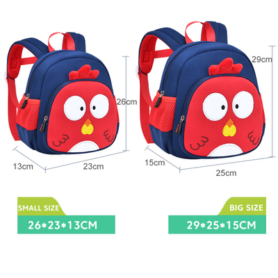Nette Karikatur-Dinosaurier-Kinder sackt Kinderkindergarten-Vorschulrucksack ein