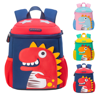 Kindergarten-wasserdichte Kinder wandern nettes Karikatur-Kleinkind Bookbag Mochila-Dinosaurier-3D