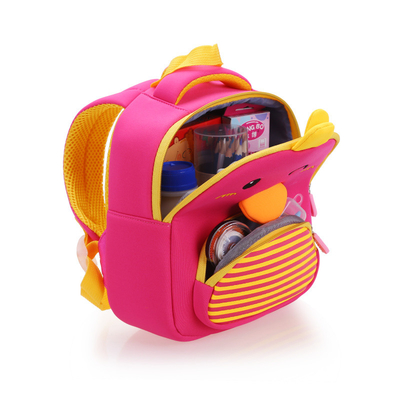 Kinder 3D CuteWaterproof schulen Rucksack-Vogel-Schultaschen für Kinderjungen