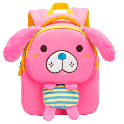 Karikatur-Kinderplüsch-Rucksack-Plüsch-Neopren-nettes Hundekindertaschen-Kindergeschenk