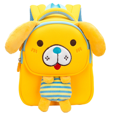 Karikatur-Kinderplüsch-Rucksack-Plüsch-Neopren-nettes Hundekindertaschen-Kindergeschenk
