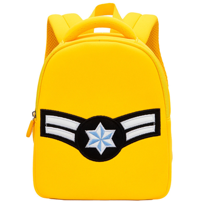 BSCI-Flugzeug-Pilotkinderkleinkind-Rucksack-Neopren-Kindergarten-wasserdichte Schultasche