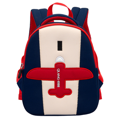 BSCI-Flugzeug-Pilotkinderkleinkind-Rucksack-Neopren-Kindergarten-wasserdichte Schultasche