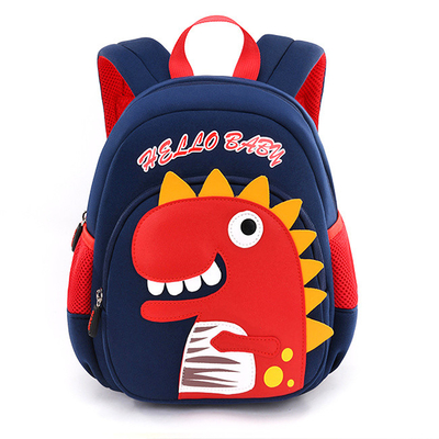 Karikatur 2 Größen-Kleinkind-Kindergarten-Schultasche-Dinosaurier-Kinder des Rucksack-3D