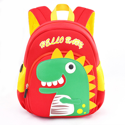 Karikatur 2 Größen-Kleinkind-Kindergarten-Schultasche-Dinosaurier-Kinder des Rucksack-3D