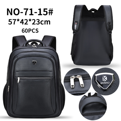 Geschäfts-zufälligen Rucksack-männlichen Multifunktionsmänner PUs das Geschäfts-Laptop-Tasche der ledernen Retro-