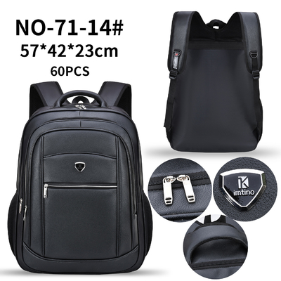 Geschäfts-zufälligen Rucksack-männlichen Multifunktionsmänner PUs das Geschäfts-Laptop-Tasche der ledernen Retro-
