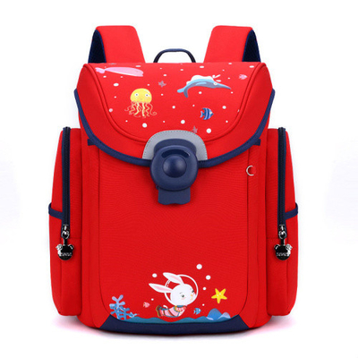 Multi Taschen imprägniern Studenten-Backpack Cartoon Kids-Schultaschen 1000g