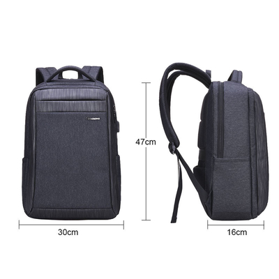 Das College der Laptop-Männer wandert 15,6 Zoll USB-Antidiebstahl Daypacks