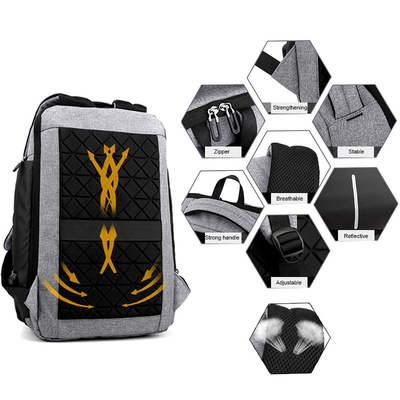 Große Kapazitäts-Geschäfts-Laptop-Rucksack USB, das Hochleistungsschultaschen auflädt