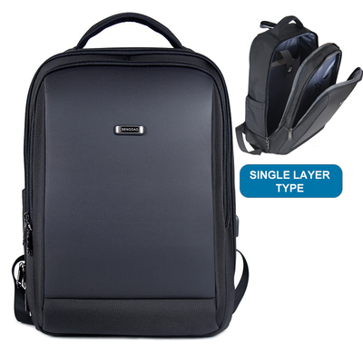 Laptop-Rucksack USB-Mann-wasserdichter Laptop-Rucksack des Geschäfts-18inch im Freien