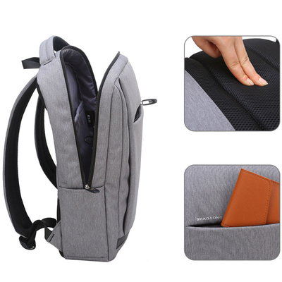 Wasserdichte Tasche 15,6 Laptop USB-Rucksack-wasserdichte zufällige Oxfords