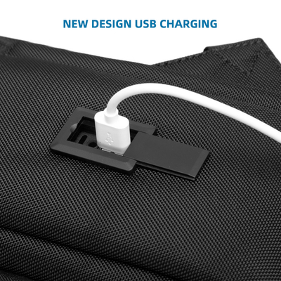 Der Reiseveranstalter-zufälliger Rucksack Aufladungsmänner FCS-Geschäfts-Laptop-Rucksack USBs