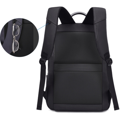 Verursachender Geschäfts-Laptop-Rucksack USB, das wasserdichte Reise-Tasche Oxfords auflädt