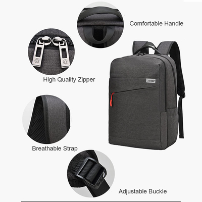 Multifunktions-15,6 Zoll-Laptop-Rucksack-Mann-Frauen-Weinlese-zufälliger Segeltuch-Rucksack