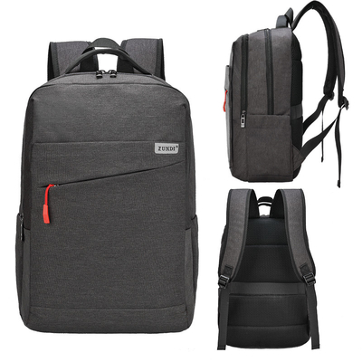Multifunktions-15,6 Zoll-Laptop-Rucksack-Mann-Frauen-Weinlese-zufälliger Segeltuch-Rucksack