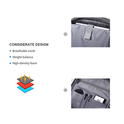 Polyester-Geschäfts-Laptop wandern wasserdichte der 15,6 Zoll-Laptop-Tasche