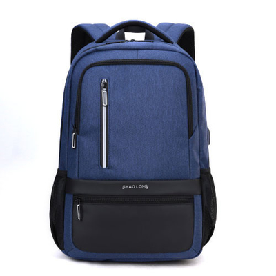 Externe rucksack-Mann-Laptop-wasserdichte Nylonschultaschen USBs Aufladungs