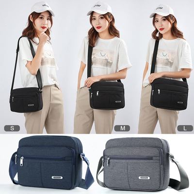 Segeltuch-zufälliger Schulter-Bote Bag Solid Buckle MultiPocket