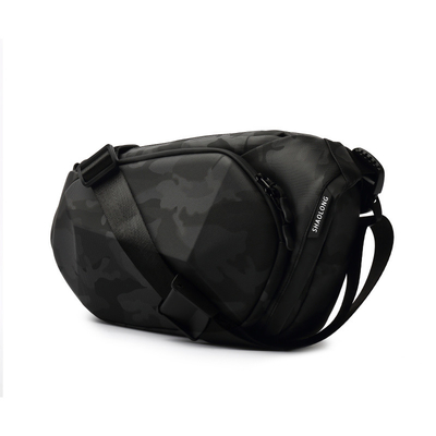 Leichensack-Oxford-Schultertaschen wasserdichte Kasten-Mode-Fanny Pack Black Anti Thefts quer-