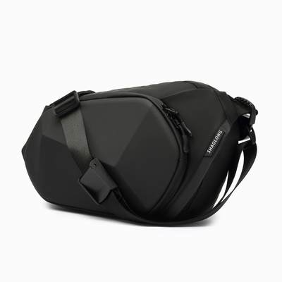 Leichensack-Oxford-Schultertaschen wasserdichte Kasten-Mode-Fanny Pack Black Anti Thefts quer-