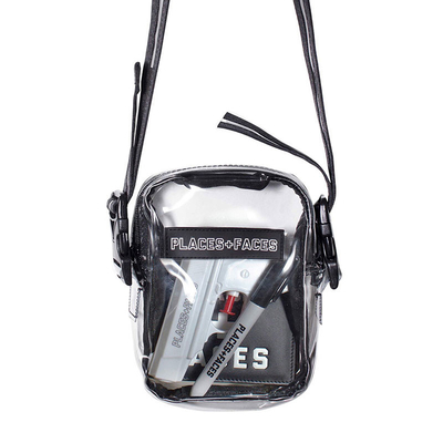 Platz-Gesichter arbeiten PVC Fanny Pack ODM-freien Raumes Seitentasche um
