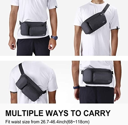 Große Kapazitäts-Mode-Fanny Pack Multiple Pockets For-Wandern