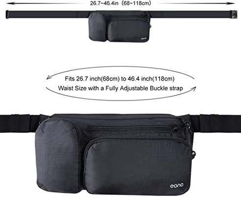 Große Kapazitäts-Mode-Fanny Pack Multiple Pockets For-Wandern
