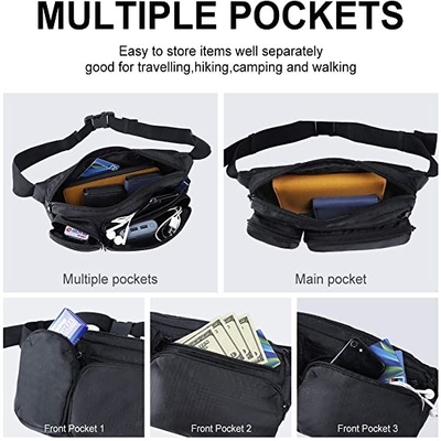 Große Kapazitäts-Mode-Fanny Pack Multiple Pockets For-Wandern