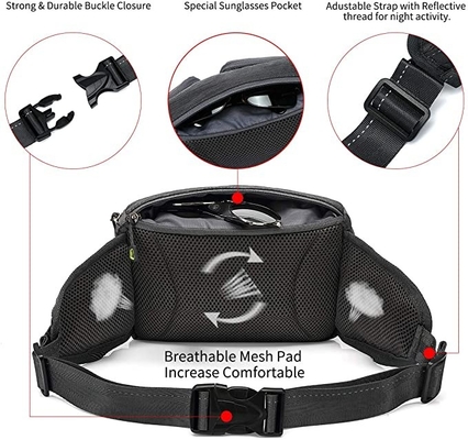 Bum Dog Walking Bag Running-Taillen-Tasche für das Wandern des Radfahrens