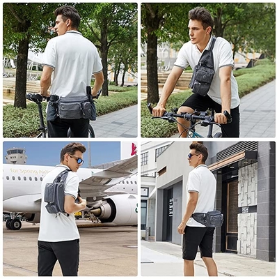 Bum Dog Walking Bag Running-Taillen-Tasche für das Wandern des Radfahrens