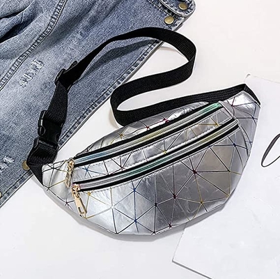 PU überziehen die wasserdichten Reißverschlusstaschen Bum Waist Bag Festival Fanny-Satz-3 mit Leder