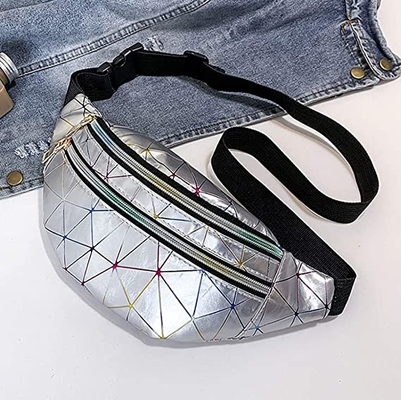 PU überziehen die wasserdichten Reißverschlusstaschen Bum Waist Bag Festival Fanny-Satz-3 mit Leder