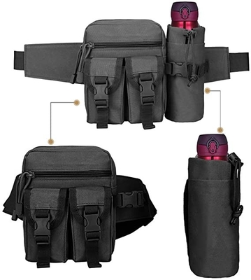 Militärwasserdichter Für den praktischen GebrauchBum Bag Canvas Waist Pouch mit Flaschen-Halter