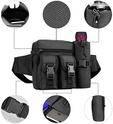 Militärwasserdichter Für den praktischen GebrauchBum Bag Canvas Waist Pouch mit Flaschen-Halter