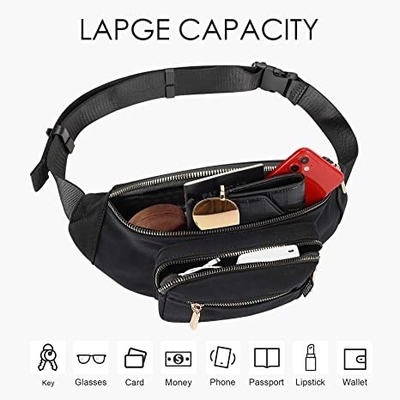 Frauen-Männer arbeiten Fanny Pack/wasserdichte Taillen-Tasche für das Reise-laufende gehende Wandern um