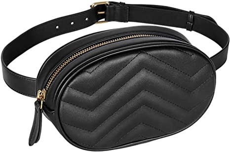 Lederne wasserdichte Gurt-Tasche quer- Körper Mode-Fanny Pack PUs