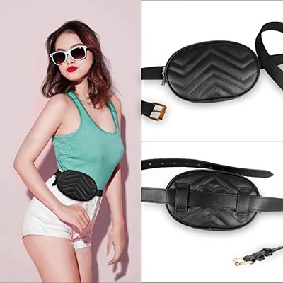 Lederne wasserdichte Gurt-Tasche quer- Körper Mode-Fanny Pack PUs