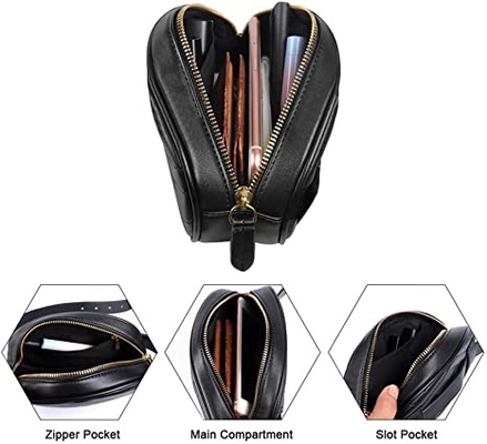 Lederne wasserdichte Gurt-Tasche quer- Körper Mode-Fanny Pack PUs