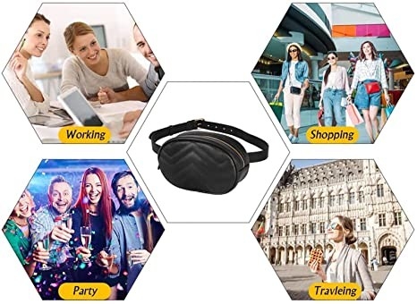 Lederne wasserdichte Gurt-Tasche quer- Körper Mode-Fanny Pack PUs